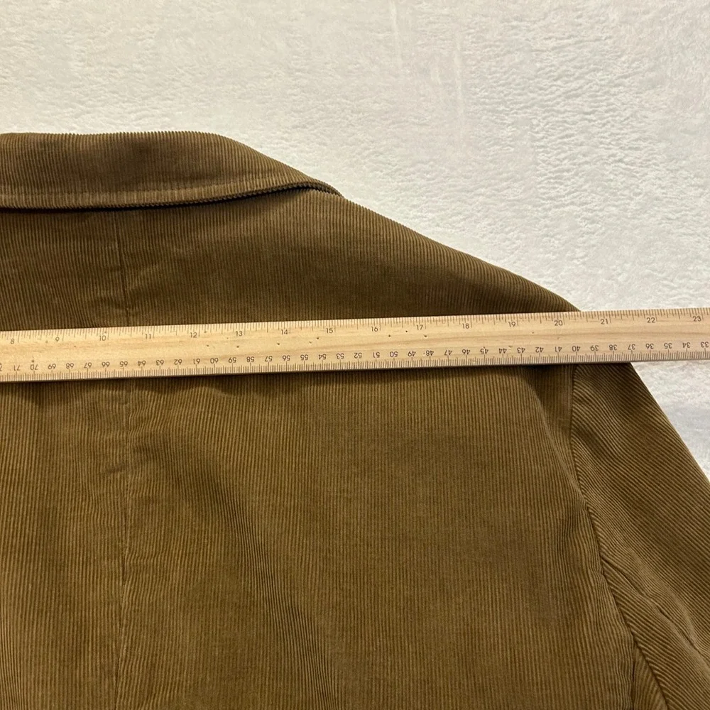 J.Crew Vintage Cord Sport Coat Blazer Sz XL Brown Corduroy Cotton Jacket Unlined